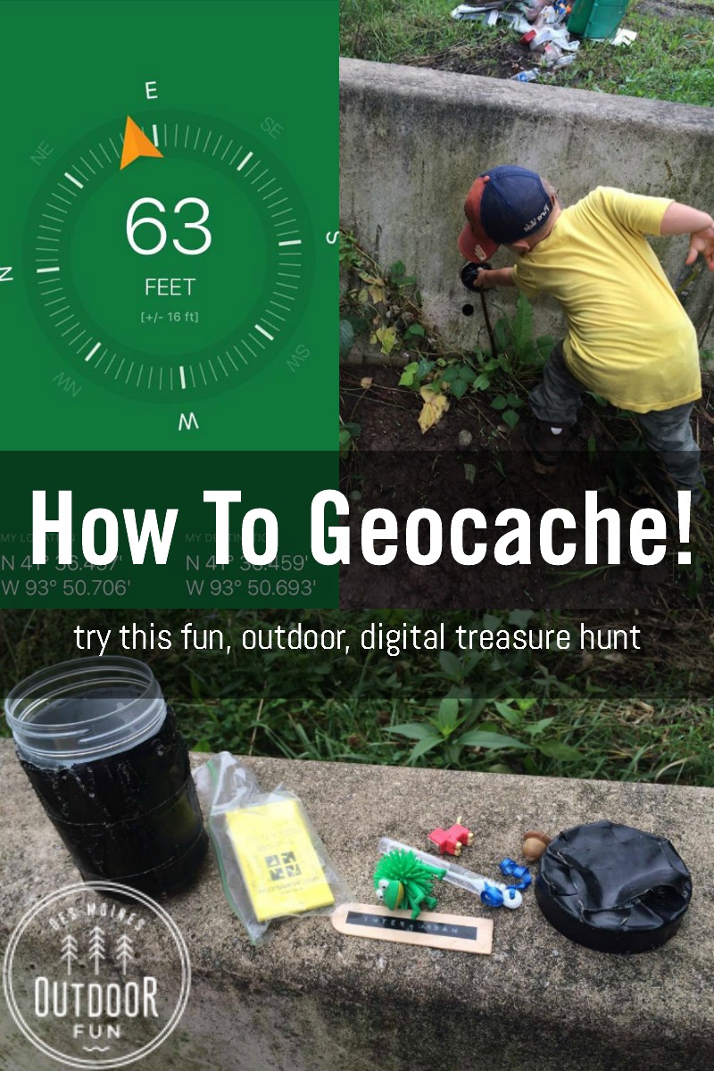 Wondered about how to start geocaching? It isn't hard! Check out these pictures and learn about the app that makes it easy, and get started exploring the outdoors in this fun, digital scavenger hunt!